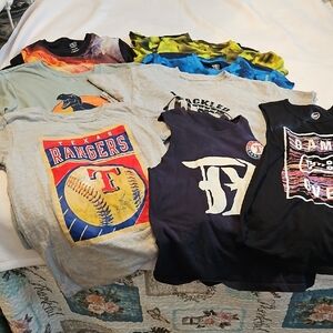 Boys Graphic Tshirts Lot Of 8